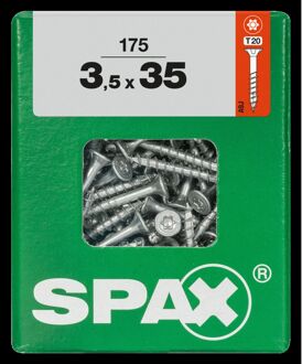 Spax Universele Schroef T-star Wirox Verzonken Kop Torx T20 - 3,5x35mm - 175 Stuks