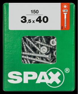 Spax Universele Schroef T-star Wirox Verzonken Kop Torx T20 - 3,5x40mm - 150 Stuks