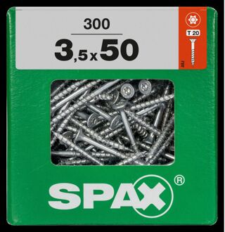 Spax Universele Schroef T-star Wirox Verzonken Kop Torx T20 - 3,5x50mm - 300 Stuks