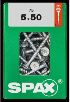 Spax Universele Schroef Torx 5x50mm 75 Stk