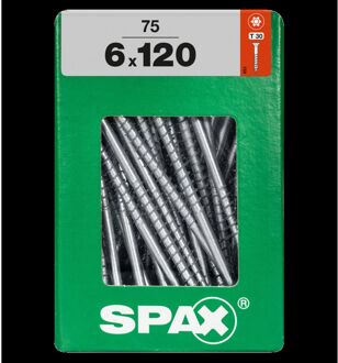 Spax Universele Schroef Verzonken Kop Torx T30 - 6x120mm - 75 Stuks