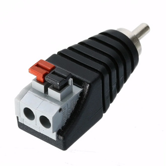 Speaker Wire Cable to Audio Male Cable Professional Jack Press Plug RCA Connector Adapter Cable