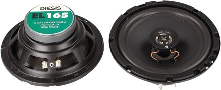 Speakers 2-weg 165mm 100Watt Paar EL165