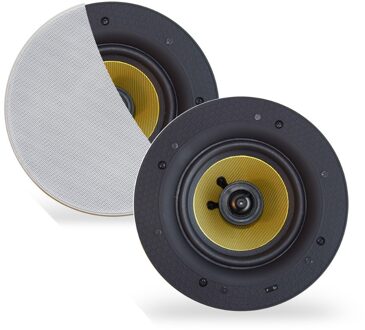 Speakerset Aquasound Rumba Tweeter Rond 120 mm 45 Watt Wit Aquasound