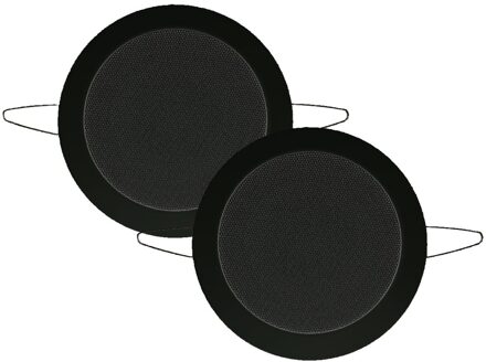 Speakerset Aquasound Twist Spatwaterdicht 45 Watt 135 mm Mat Zwart Aquasound