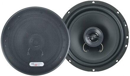 speakerset tweeweg coaxiaal X172 400 Watt zwart