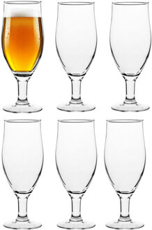 Speciaalbier Glas - 6x - Bock - gehard glas - 40 cl - bokbier glazen - bierproeverij