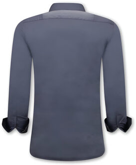Speciale overhemden slim fit Grijs - M