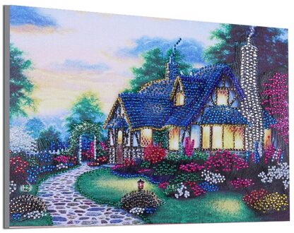 Speciale Vormige Diamant Schilderij Landschap Vlinder dier Uil Pauw bloem DIY 5D Gedeeltelijke Boor Borduurpakketten Crystal