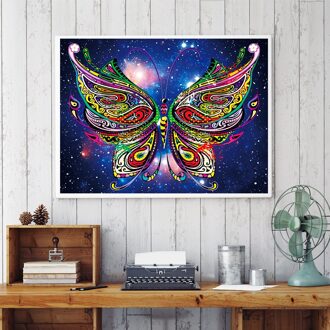 Speciale Vormige Diamant Schilderij Vlinder Pauw Uil Bloem Diy 5D Gedeeltelijke Boor Borduurpakketten Crystal Rhinestone Arts