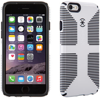 Speck CandyShell Grip - Hoesje voor  iPhone 6 / 6s - White / Black Core