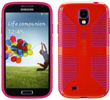 Speck Samsung Galaxy S4 CandyShell Grip (Poppy Red / Fuchsia Pink)
