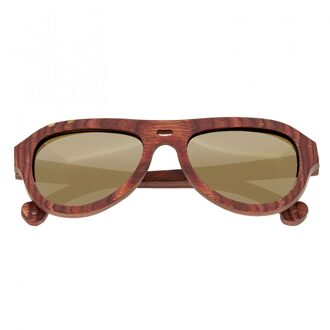 Spectrum Keaulana Wood gepolariseerde zonnebril Goud