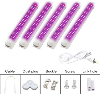 Spectrum LED Grow Light T8 Buizen Indoor Plant Groeit Licht Groeien Licht Led Grow Licht T8 Kweeklampen Groeien Licht lamp 1 lamps connection