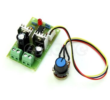 Speed Regulator Controller Schakelaar 3A 12V/24V/36V Pulse Width Pwm Dc Motor