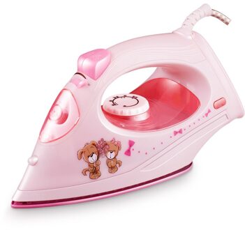 Speed Thermostaat Mini Draagbare Handheld Kledingstuk Stoomboot Elektrische Strijkijzer Voor Thuis Roze Kleur 200Ml Water Tank