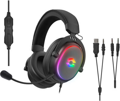 Speedlink CONUX RGB Stereo Gaming Headset (PC/PS5/PS4/Xbox Series X/S/Switch/OLED/Lite) - Black