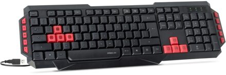 Speedlink Ludicium Gaming Toetsenbord (AZERTY Layout) (Zwart)