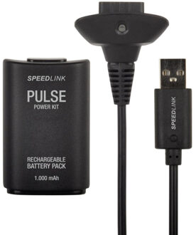 Speedlink Pulse Power Kit for Xbox 360 (Black)