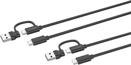 Speedlink SL-460101-BK USB-kabel USB 3.2 Gen 1 (3.1 Gen 1) 3 m USB A/USB C USB C Zwart