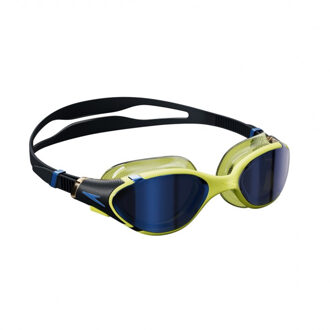 Speedo Dames/Dames 2.0 Spiegel Biofuse zwembril (Geel/Rook) - One Size