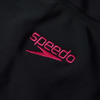 Speedo Dames/Dames Hyper Boom Splice Muscleback Eèndelig Zwempak (Zwart/roze)