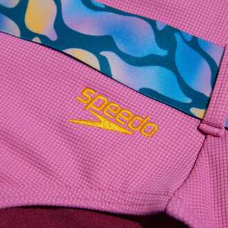 Speedo Dames Speedo Diep U-rug 1 Stuk Zwempak in Roze