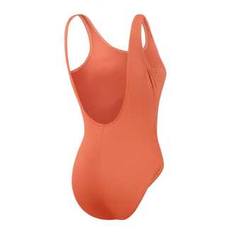 Speedo Damesbadpak Speedo Textured Deep U-Back in Oranje - EU 38 / UK 10