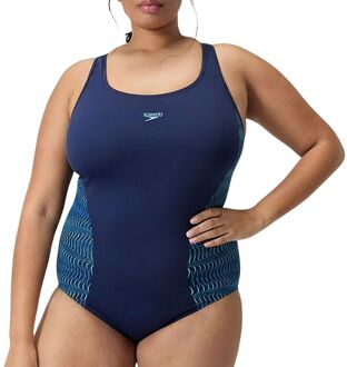 Speedo Digital Placement Medalist Badpak Dames (plus size) - 44