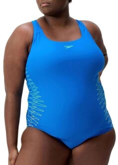 Speedo Digital Placement Medalist Badpak Dames (plus size) - 50