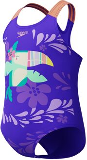 Speedo Digital Printed Badpak Meisjes - 104