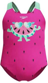 Speedo Digital Printed Badpak Meisjes - 104