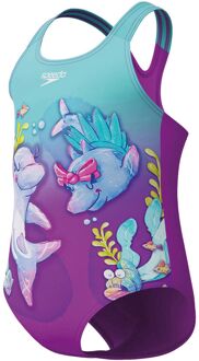 Speedo Digital Printed Badpak Meisjes - 110