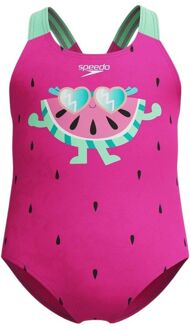 Speedo Digital Printed Badpak Meisjes - 110