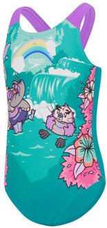 Speedo ECO Learn To Swim Printed Badpak Meisjes - 110