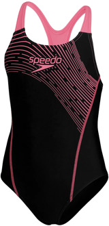 Speedo Eco medley logo medalist badpak Zwart - 128