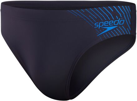 Speedo ECO Medley Logo Zwemslip Heren donkerblauw - blauw - 4 - 80cm