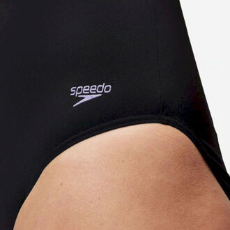 Speedo eco new contour eclipse pr 1p bla/b wedstrijd badpak dames - - maat 44 Zwart