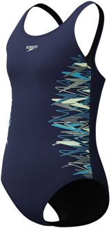 Speedo ECO Placement Muscleback Badpak Meisjes - 152