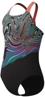 Speedo ECO+ Digital Placement Powerback Badpak Meisjes - 128