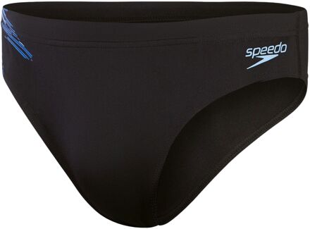 Speedo ECO+ Tech Panel Zwemslip Heren zwart - blauw - 7 - 95cm