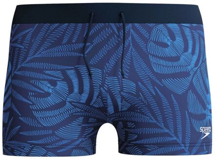 Speedo Eco Valmilton Leaf Zwemboxer Heren 8 Donkerblauw