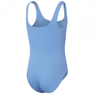 Speedo Eendelig badpak met structuur voor meisjes (Blauw)