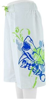 Speedo Evildoer - Zwembroek - Kinderen - Maat 116 - White/Blue/Green