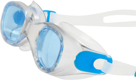 Speedo Futura-klassieke zwembril voor volwassenen van Unisex (Helder/Blauw) Transparant