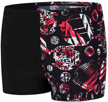 Speedo Glitchamp All Over One Leg Stretch Jongens Zwemshort Slip 8 33162D834 Veelkleurig - 15-16J / 170-176cm