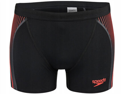 Speedo Gradient Placement Heren Aquashorts Zwart Rood Zwemkleding 8 12152C731