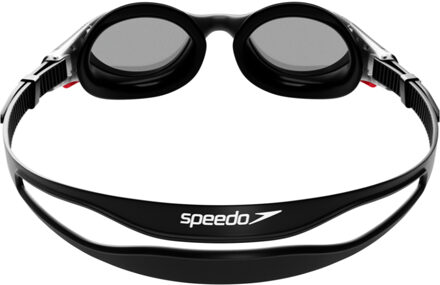 Speedo Heren Biofuse zwembril (Zwart/Wit/Rook) - maat