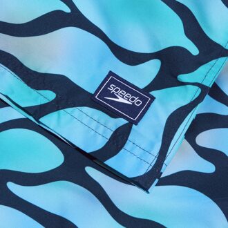 Speedo Heren Vrijetijdsshort met digitale print (Veelkleurig) Groen