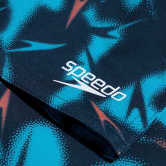 Speedo Heren-Watershort Speedo Hyperboom Band in Blauw Oranje